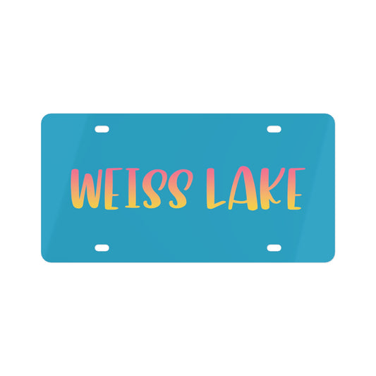 Weiss Lake License Plate