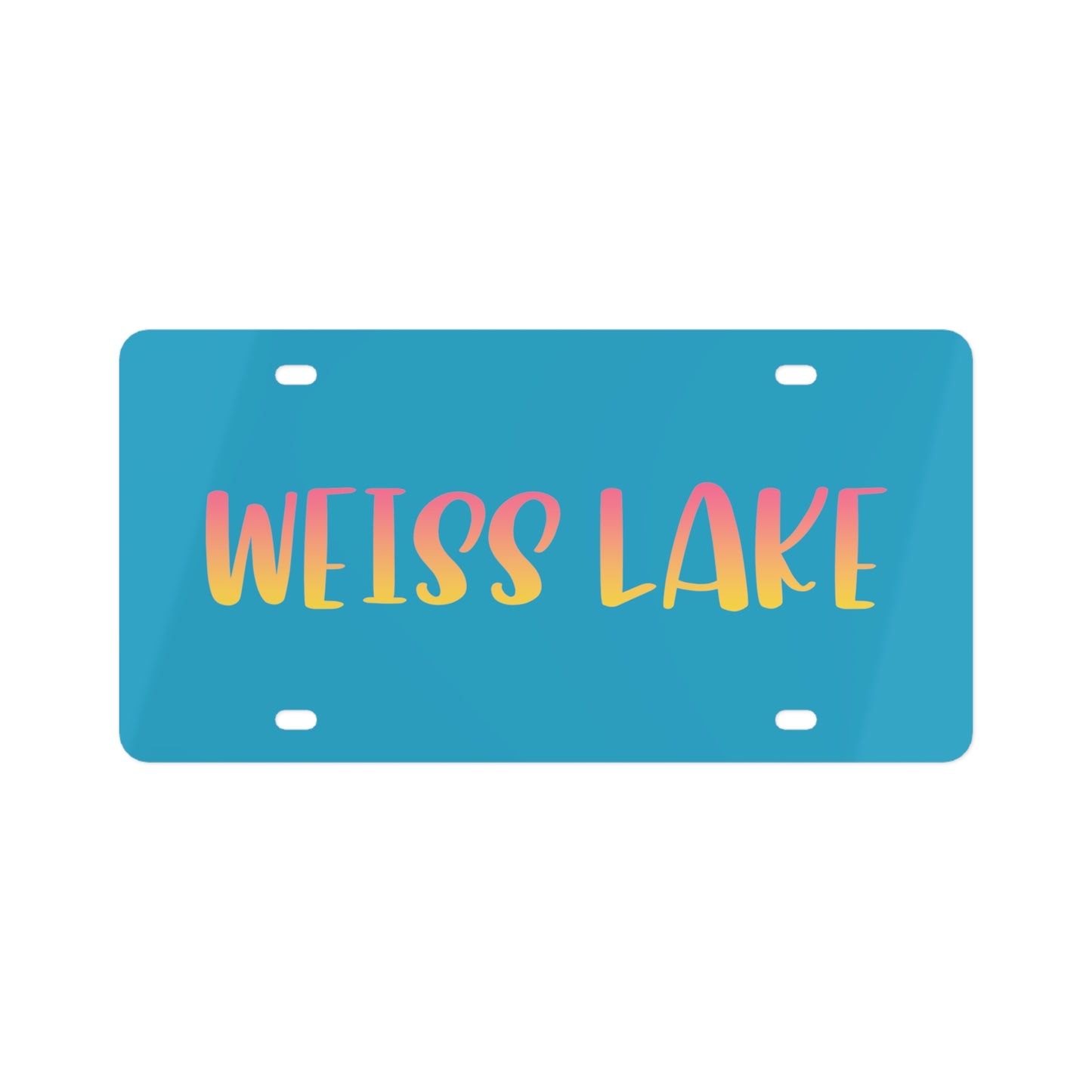 Weiss Lake License Plate