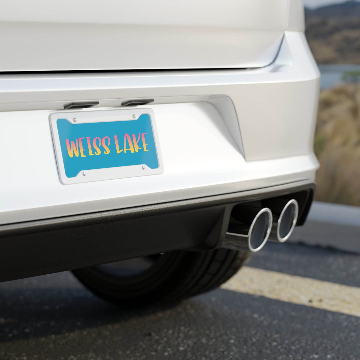 Weiss Lake License Plate
