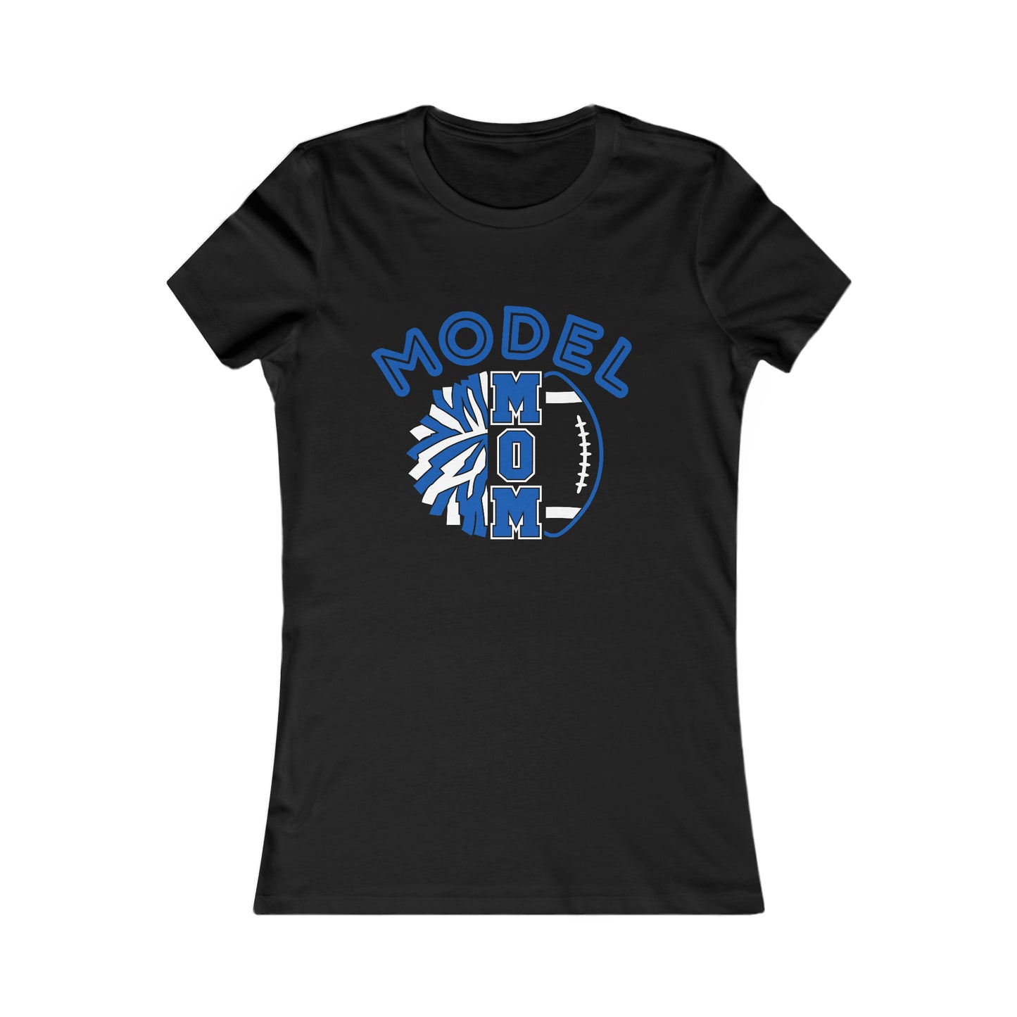 Model Mom Cheer & Football T-Shirt