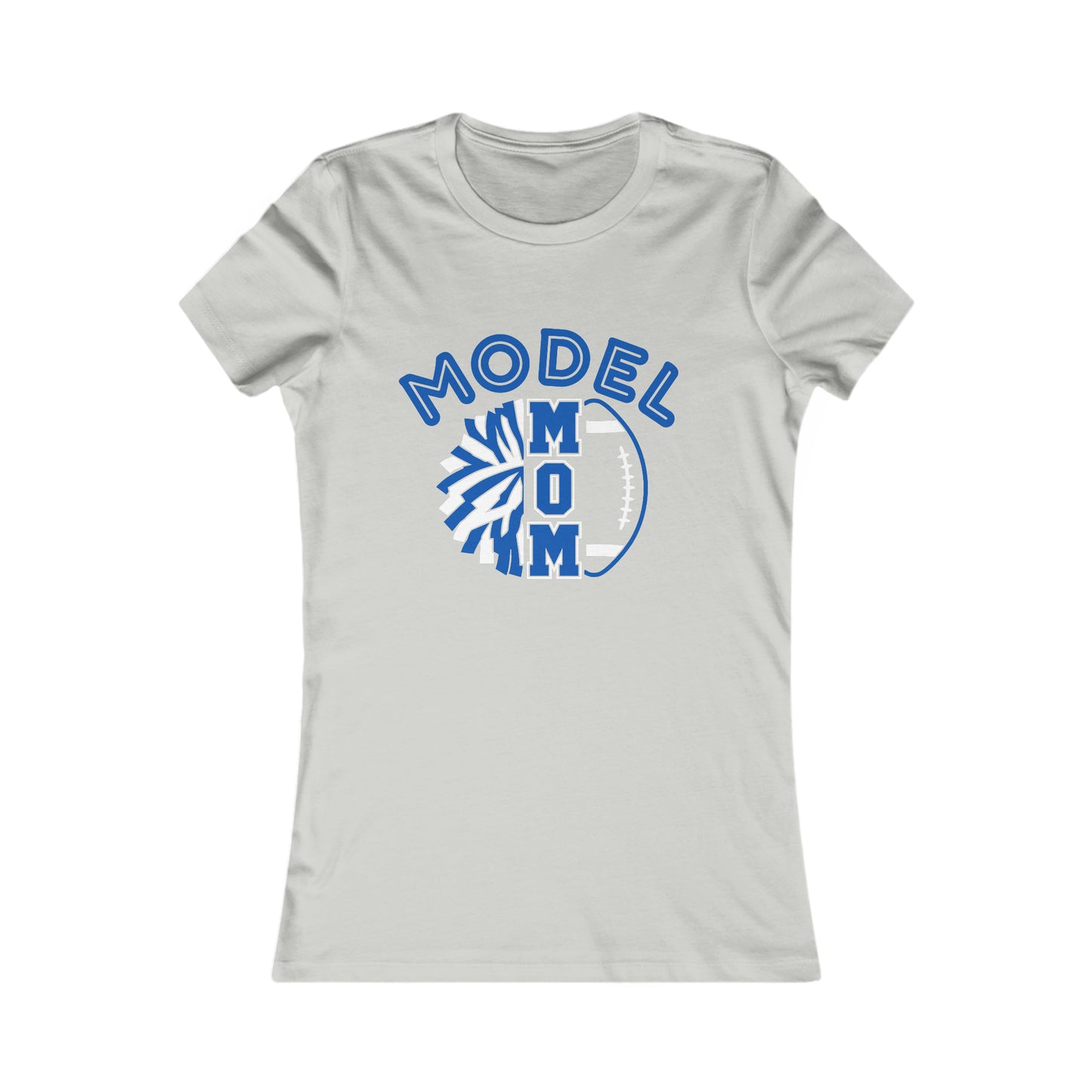 Model Mom Cheer & Football T-Shirt