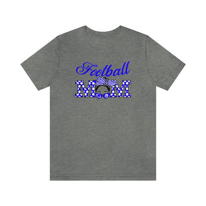 Blue - Football Mom T-Shirt
