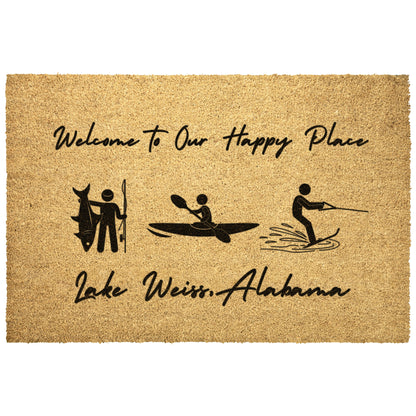 Happy Place Outside Door Mat - Shop Weiss Lake