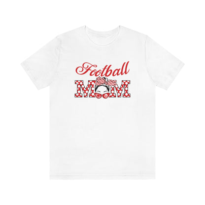 Red Football Mom T-Shirt