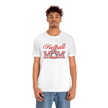 Red Football Mom T-Shirt