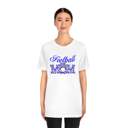 Blue - Football Mom T-Shirt